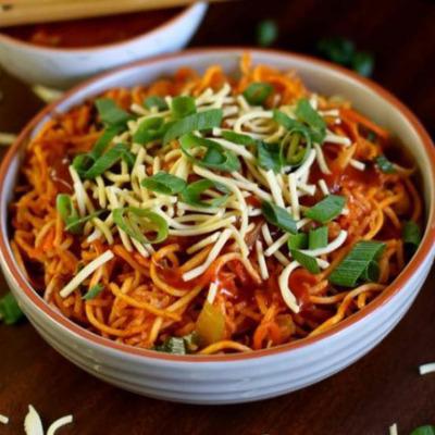 Triple Schezwan Rice (ट्रिपल स्ज़ेचवान राइस)