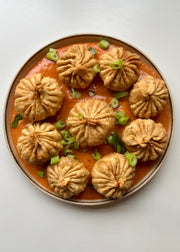 Veg Fried Momos (वेज फ्राइड मोमोज)