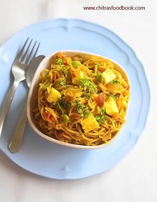 Cheese Paneer Maggi (चीज़ पनीर मैगी)  1 piece