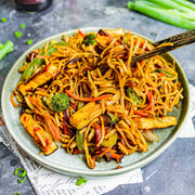 Paneer Hakka Noodles (पनीर हक्का नूडल्स)
