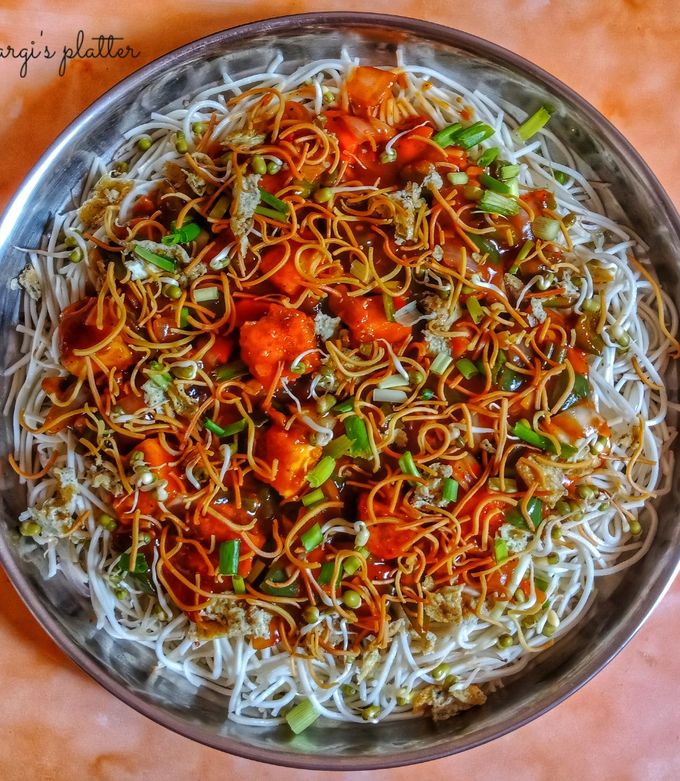 Triple Schezwan Noodles (ट्रिपल स्ज़ेचवान नूडल्स